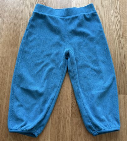 H&M - Pantalon polaire bleu, taille 98cm