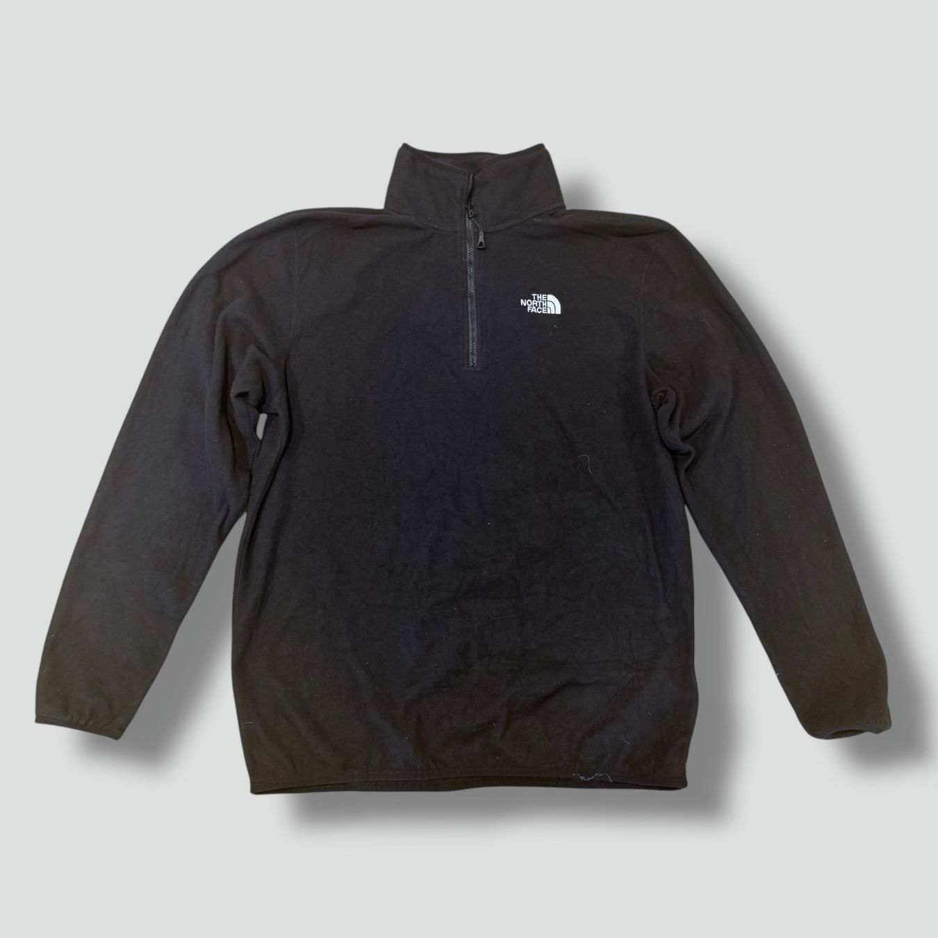 North Face Maglioni & Felpe: The North Face black quarter zip fleece winter pullover pull – Usato da St. Gallen venduto da sourced_limited
