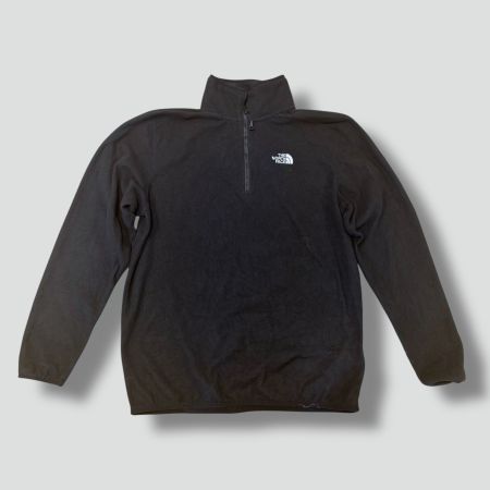 The North Face black quarter zip fleece winter pullover pull