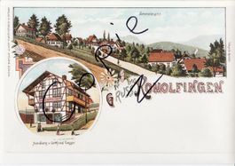 Gruss aus Konolfingen -  (Top AK Lithoansicht im Form. A4)