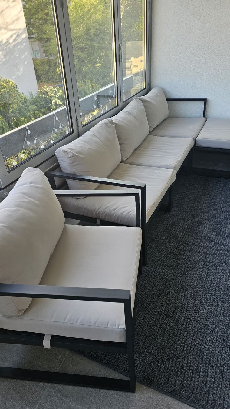 Divani: Modernes Garten Lounge Set mit Sofa, Sessel und Tisch – Nuovo (secondo la descrizione) da Füllinsdorf venduto da wit_8yhs 4