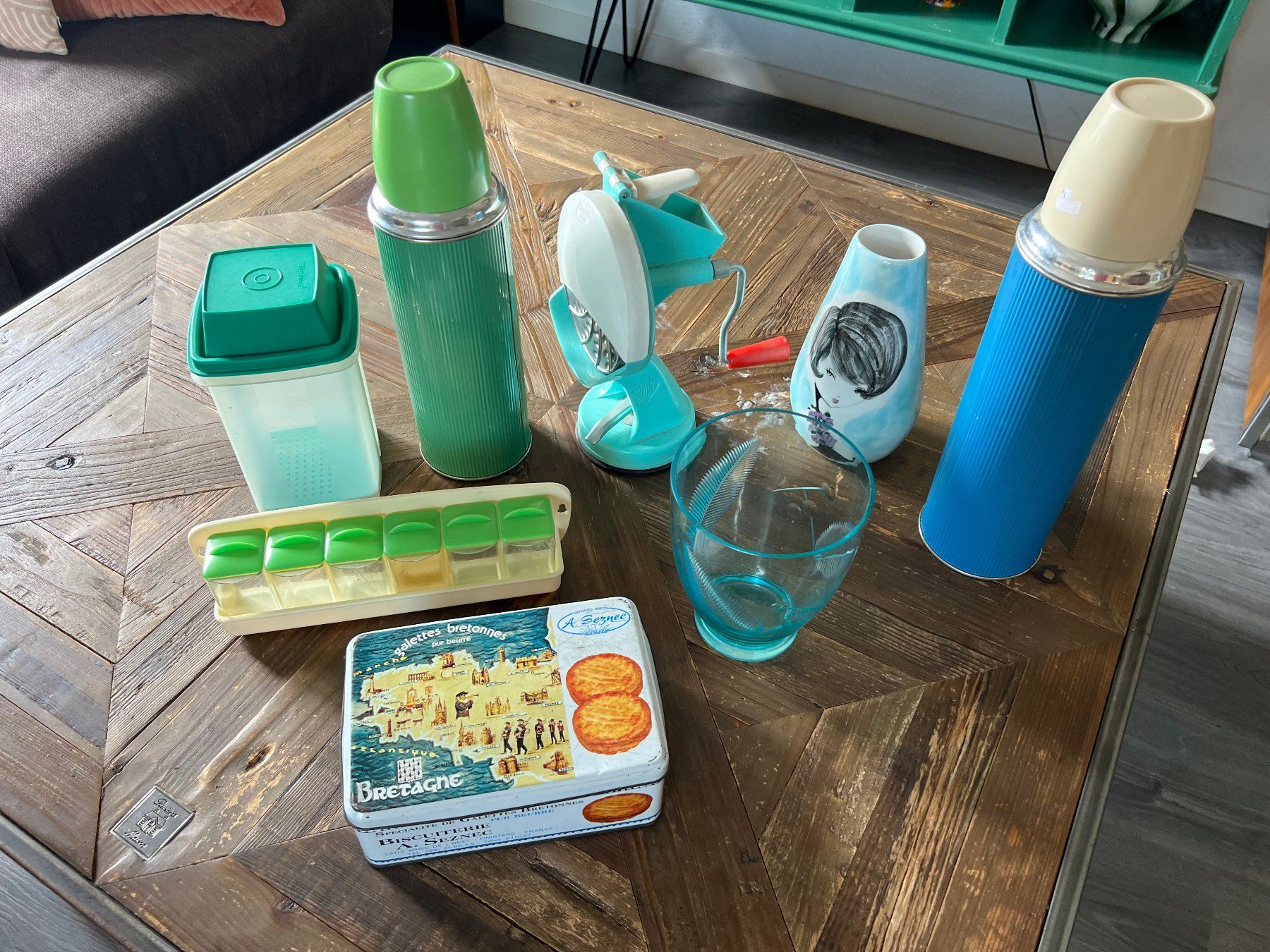 Elettrodomestici da cucina: Vintage - Lot Vert-Bleu – Usato da Athenaz (Avusy) venduto da Drine1971