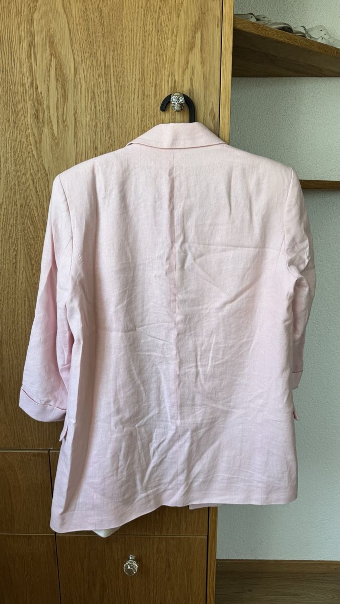 Zara Giacche: Pink Zara Linen Blazer – Usato da Dinhard venduto da emi_6jdk 1