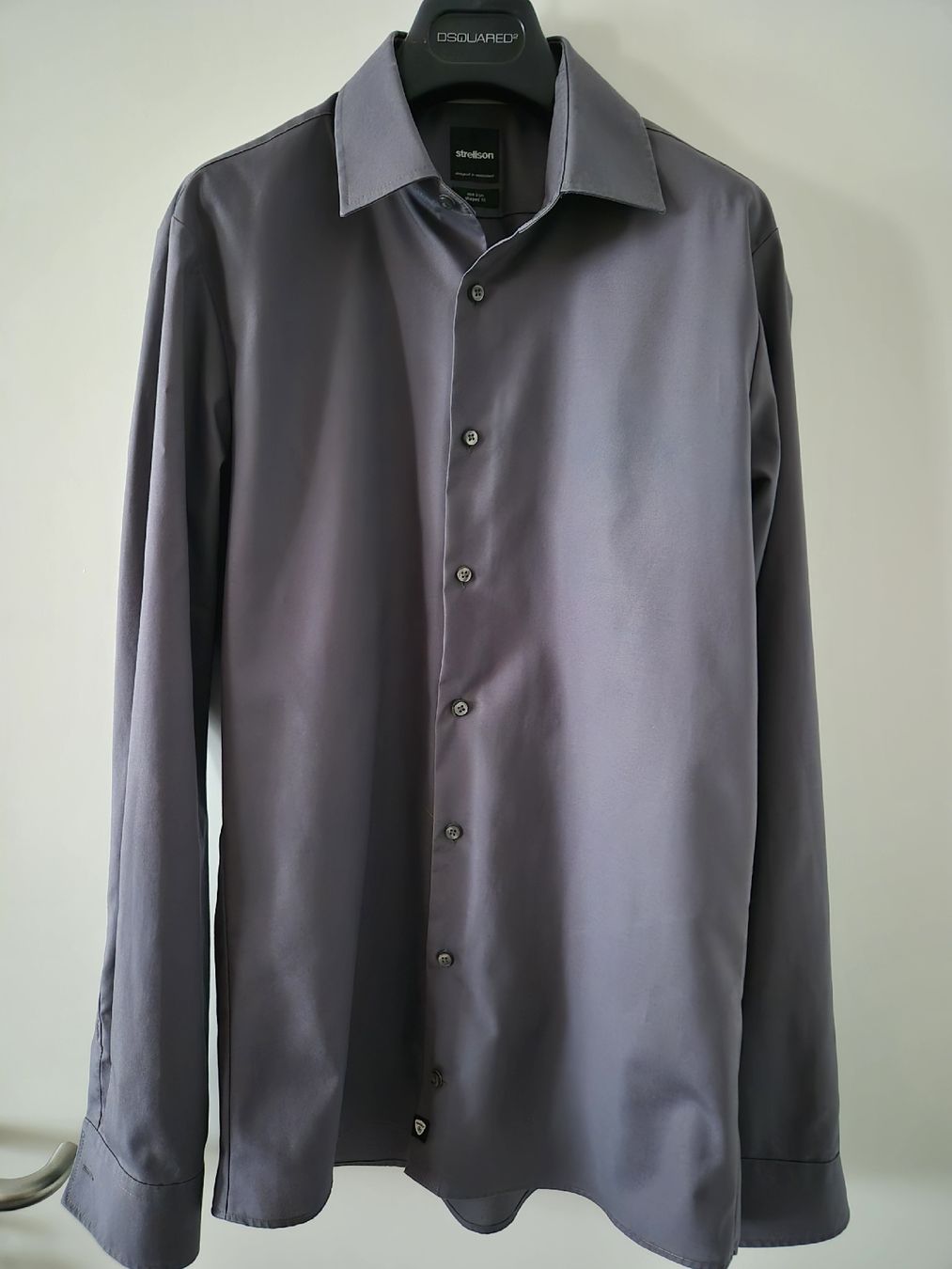 Strellson Camicie: Strellson Herrenhemd grau Gr.38 – Usato da thalwil venduto da Raishin720