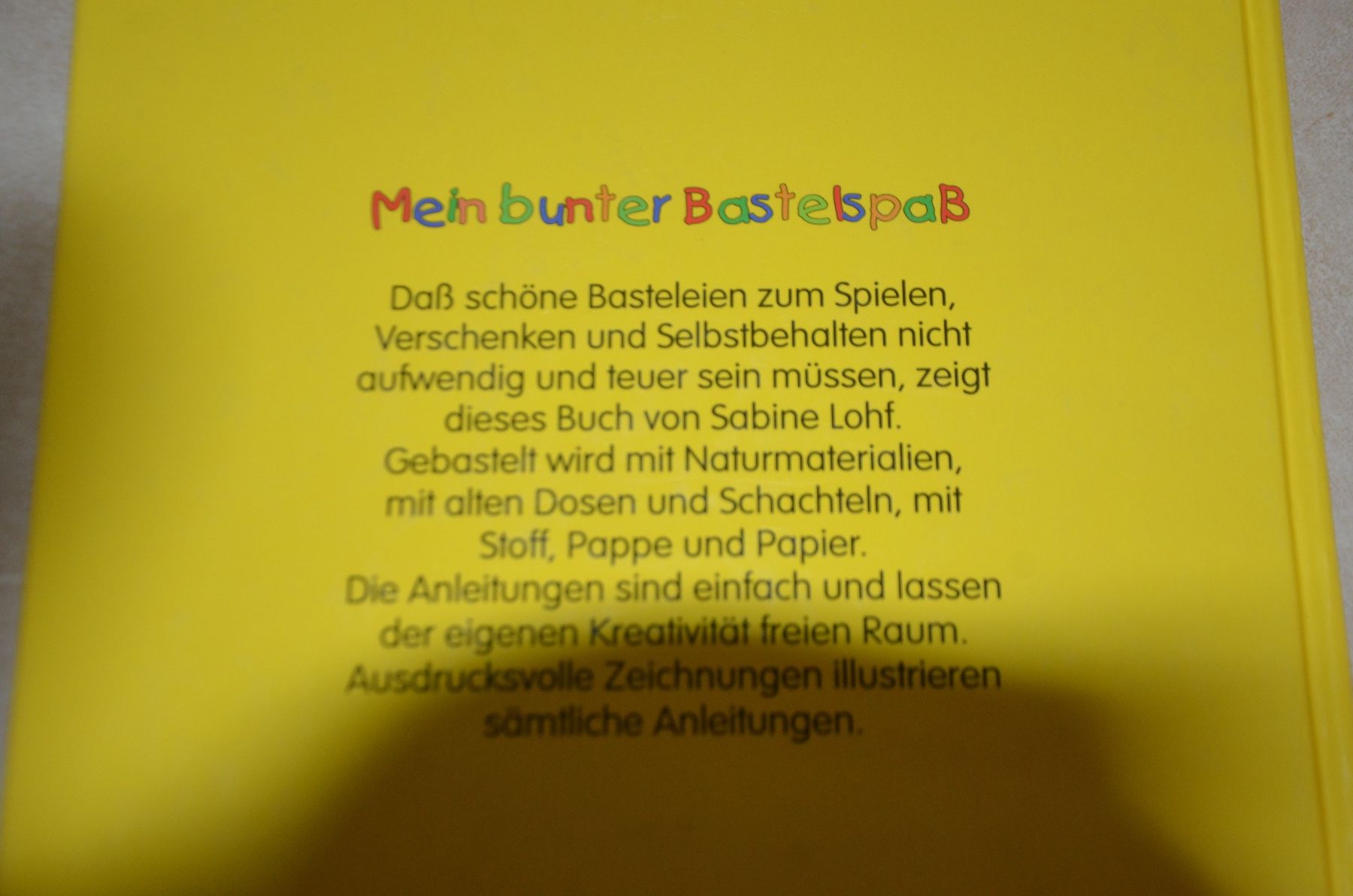 Livres: KINDERBUCH - BASTELN – D'occasion à Chiasso par Dolly015 1