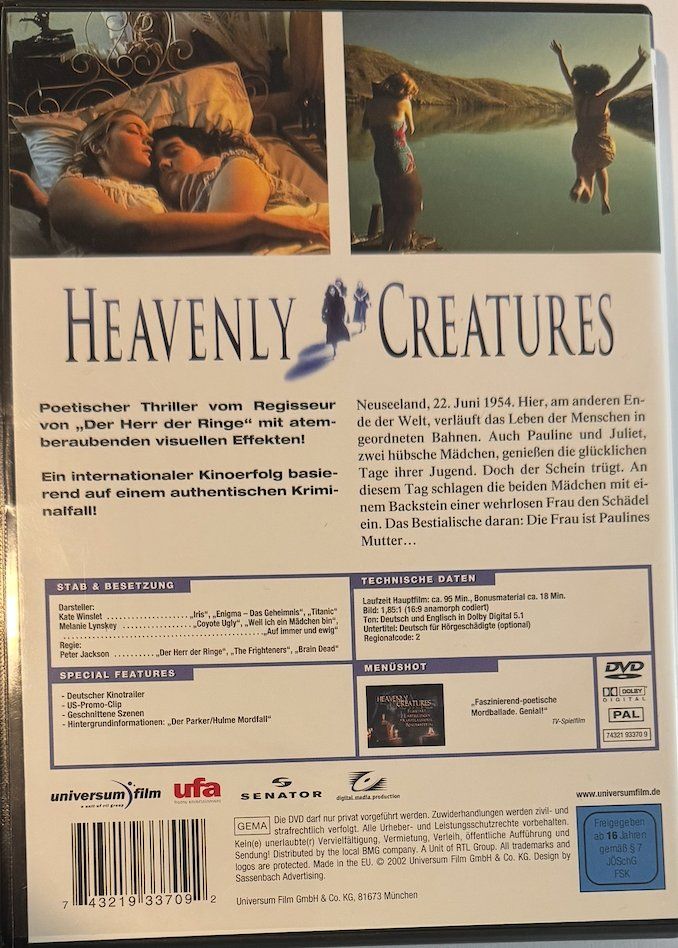 Tutti i DVDs: DVD   HEAVENLY CREATURES – Usato da Wisen venduto da gigisna 2