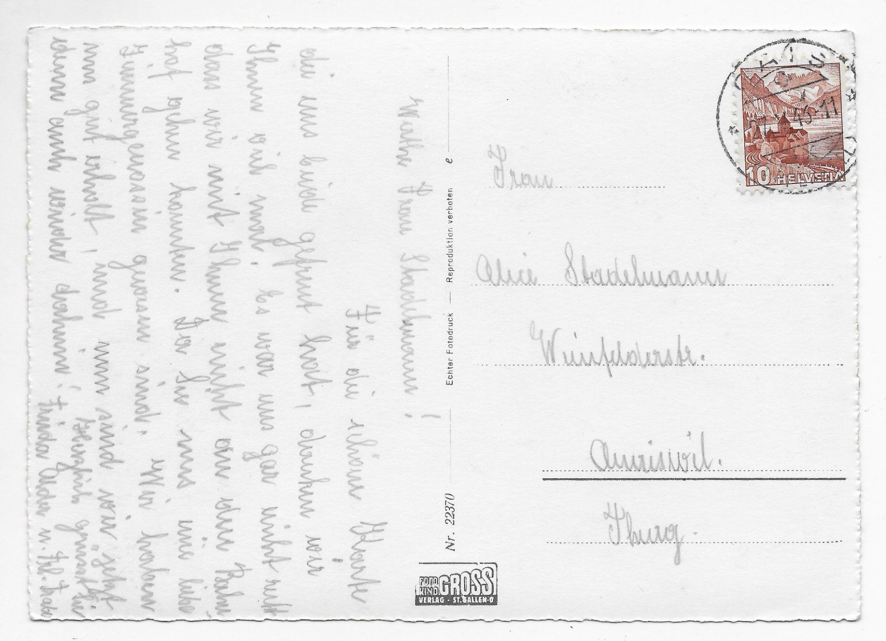 Cartoline postali: Appenzeller-Trachten – Usato da Hefenhofen venduto da Richsalz 1