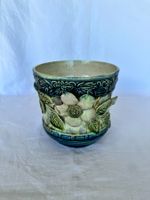 Dekorativer Blumenübertopf Keramik Blumen Vintage