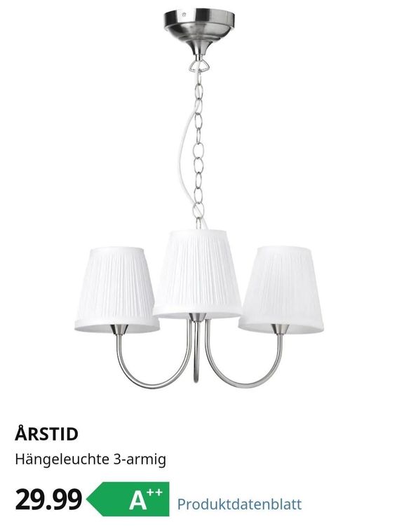 Hängeleuchte Lampe Ikea neu Kaufen auf Ricardo