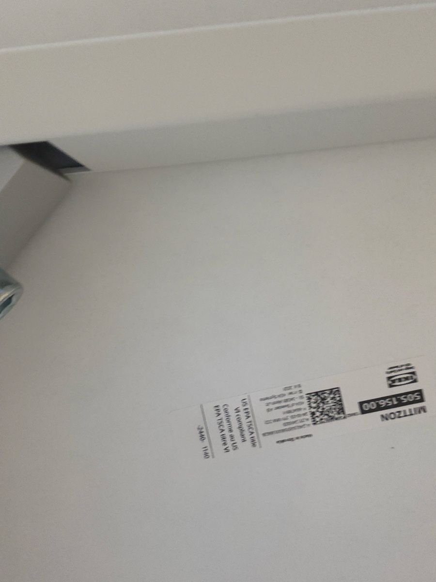 Ikea Tavoli: IKEA MITTZON Standing Table White Minimalist Design – Usato da Zürich venduto da lou_22hj 4