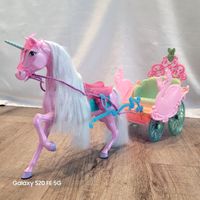 Barbie Pferd Schwanensee Einhorn und Kutsche