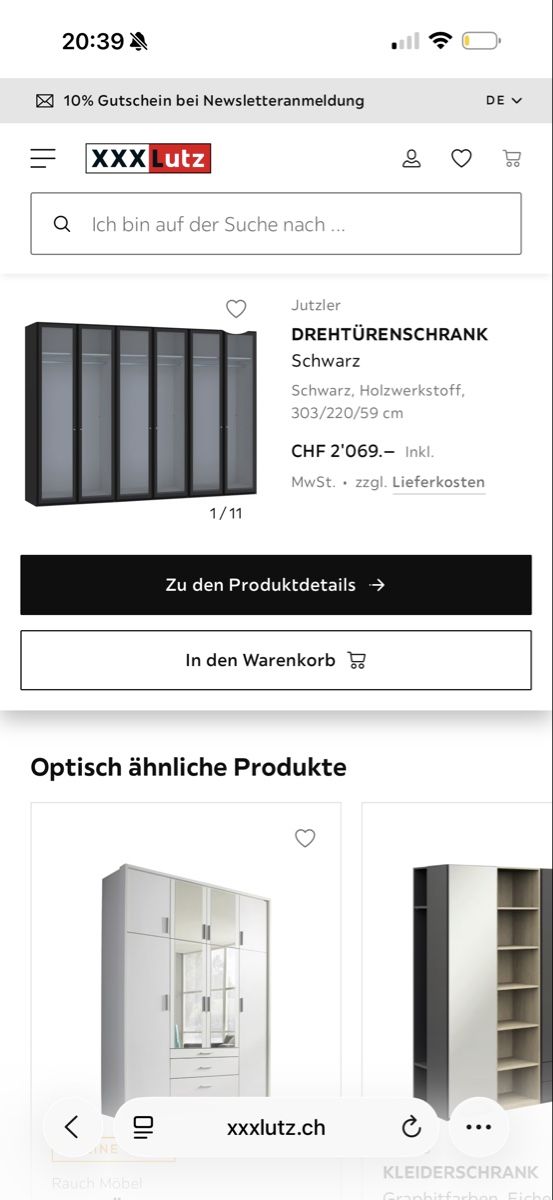 Jutzler Armadi: Jutzler Kleiderschrank – Nuovo (secondo la descrizione) da Niederönz venduto da jer_5pgm 5