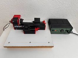 Emco Unimat 1 Miniatur Drechselbank mit Minicraft Netzteil