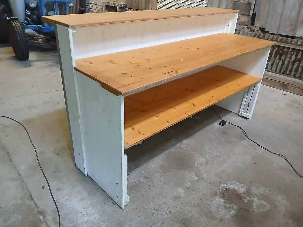 Ladenausstattungen & Messebau: Bar Theke mobil mit Metall Front und LED – Gebraucht aus Thundorf von Eastwood75 1