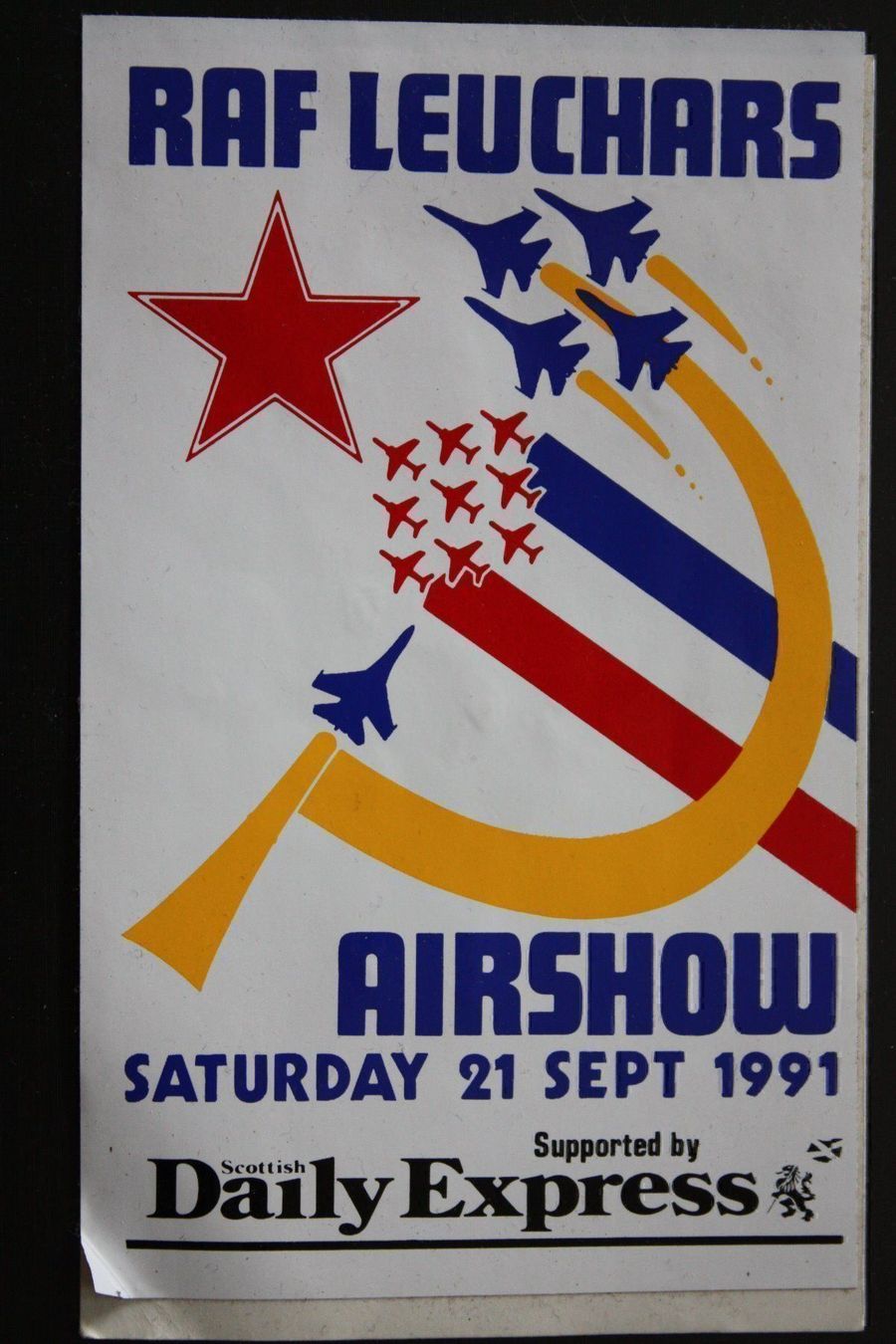 Sticker: Kleber Airshow RAF Leuchars GB 1991 – Usato da Bern venduto da micky031