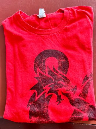 Dungeons & Dragons D&D T-Shirt Rot Gr. XL Gildan Fantasy RPG