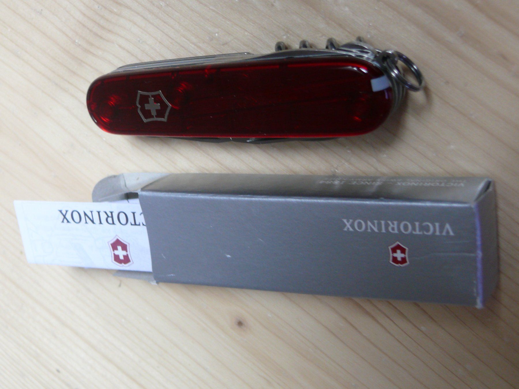 Coltelli tascabile: Victorinox Climber red trans – Nuovo e nell'imballaggio originale da Seon venduto da Hl5703 2