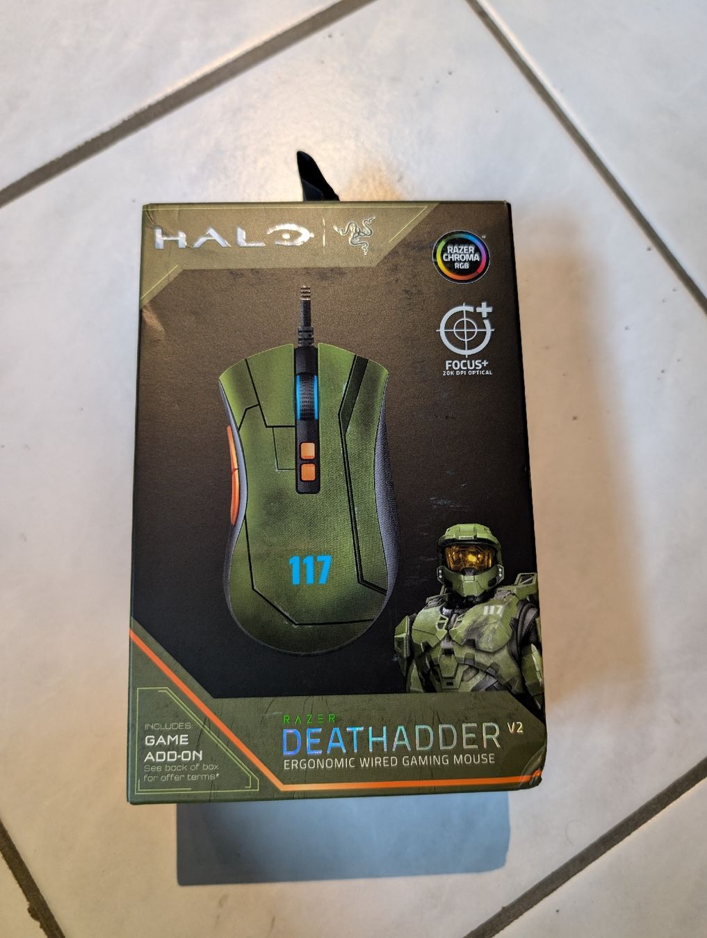 Razer Mouse: Razer Deathadder Maus im Halo Design / NEU – Nuovo e nell'imballaggio originale da Villmergen venduto da rolling_thunder