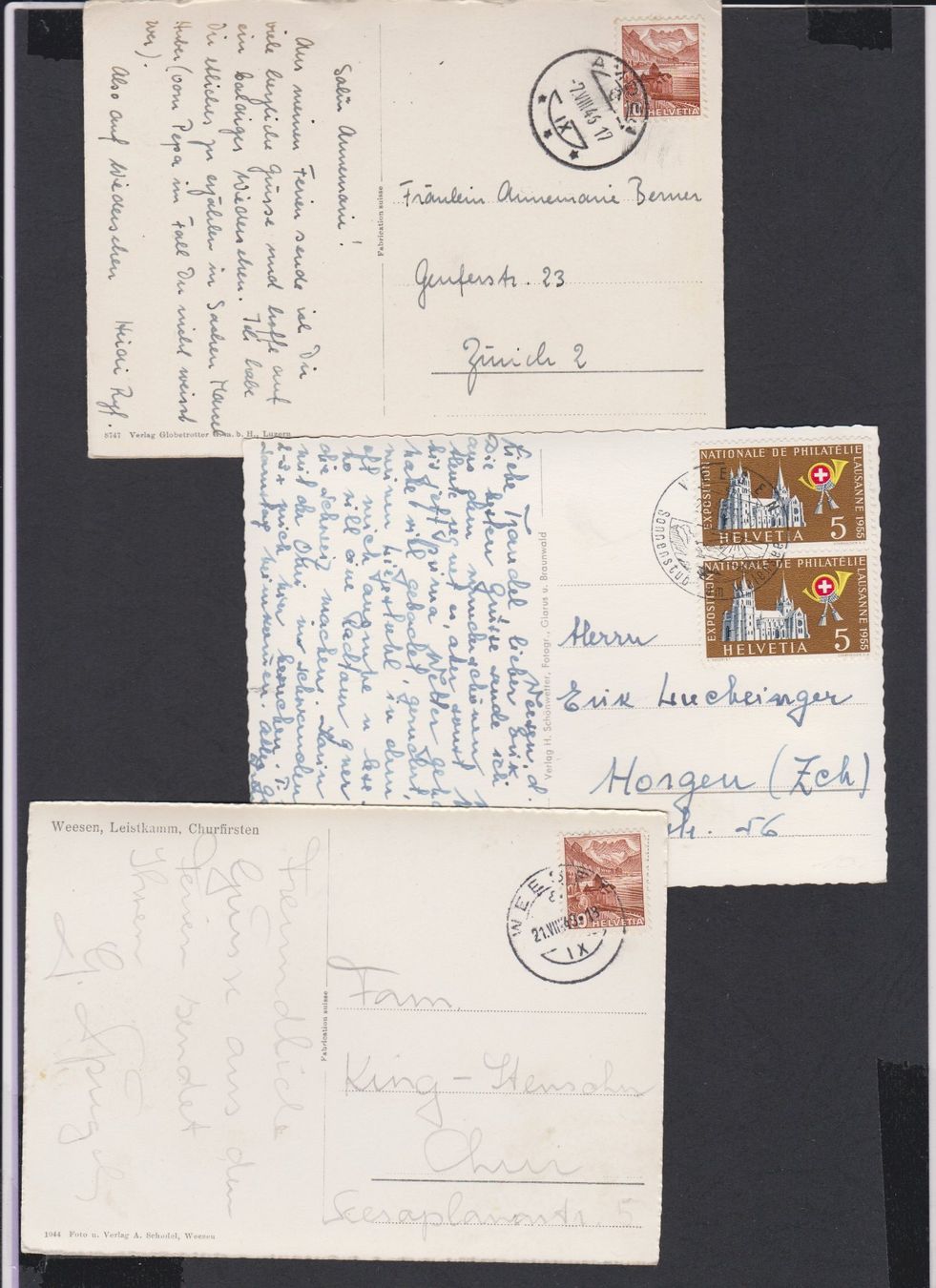 Cartoline postali: Weesen  SG   :   11 alte Ansichtskarten – Usato da Vitznau venduto da Ropaku 5