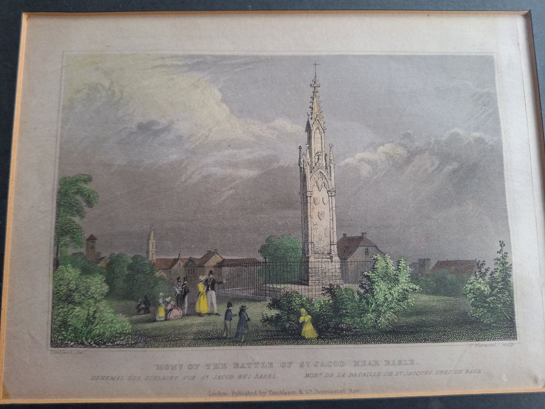 Foto & Immagini: COLLORIERTES BILD -  ST.JAKOB BASEL – Usato da Huttwil venduto da Kunterbuntli 1