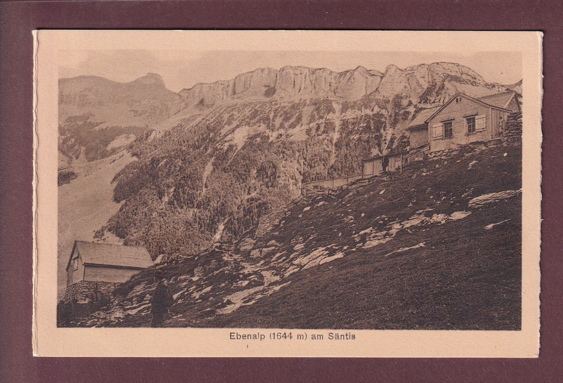 Cartoline postali: EBENALP am Säntis – Usato da Pully venduto da nicecards