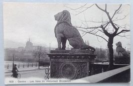 Genève - Les lions du monument Brunswick