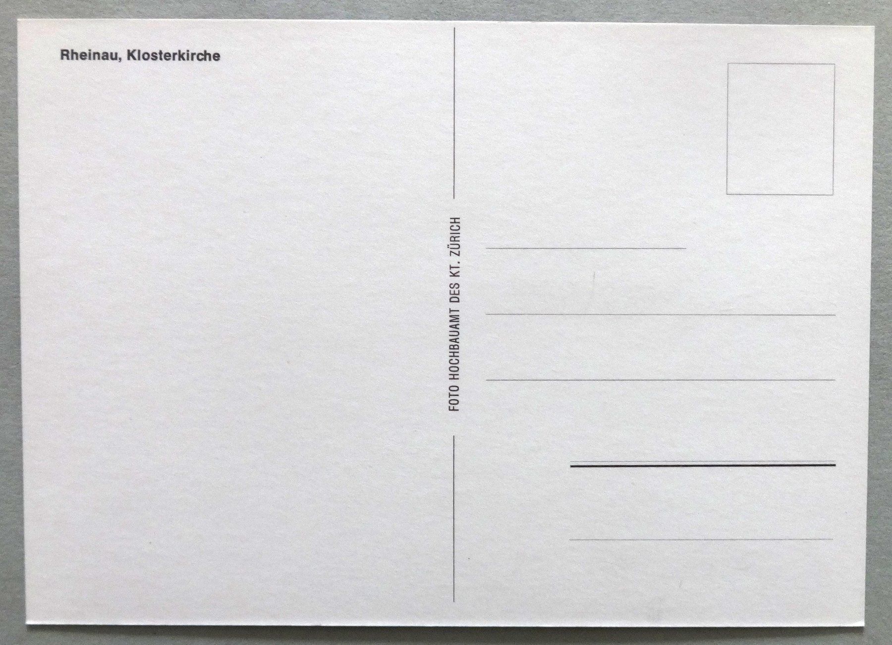 Cartoline postali: Rheinau, Klosterkirche – Usato da Fétigny venduto da Billy2miny 1