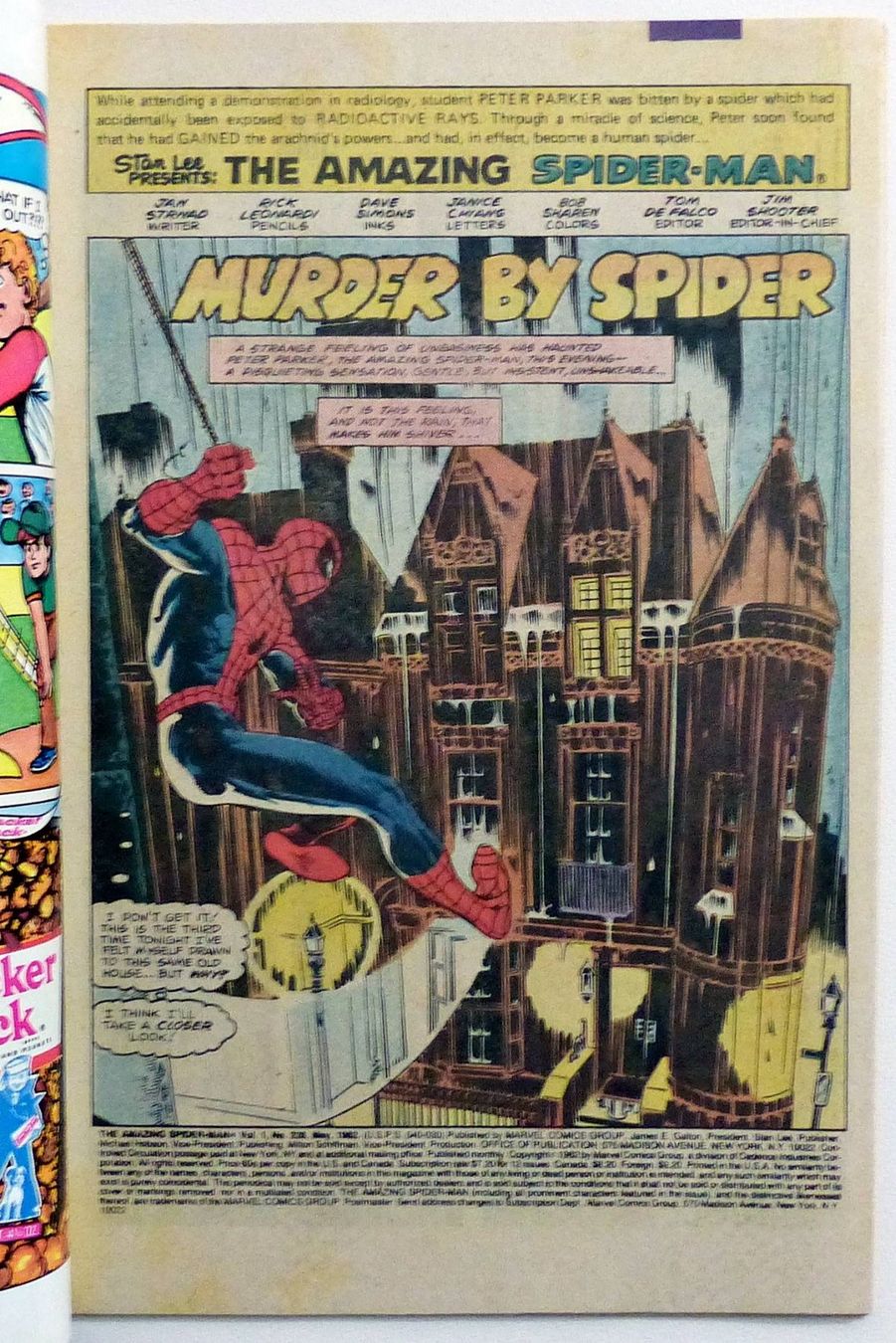 Fumetti: AMAZING SPIDER-MAN #228 MURDER BY SPIDER MARVEL 1982 – Usato da Lugano venduto da YouWantUS 1