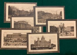 England, Lancashire, Liverpool - 1910’s, 6 Framed Postcards