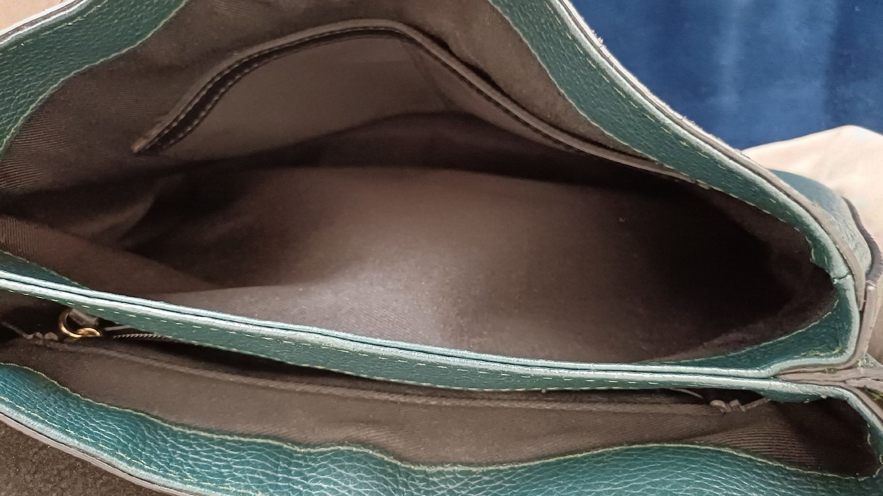 Gianni Chiarini Borse da donna: Sac cuir vert forêt – Usato da Genève venduto da njia 3
