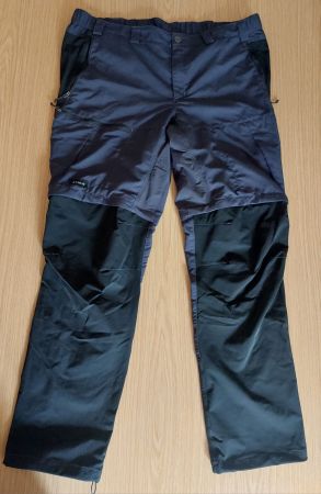 Herren Wanderhosen Grösse XXL schwarz/grau-abnehmbare Beine