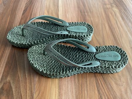 ILSE JACOBSEN Zehentrenner olive Gr. 38/39