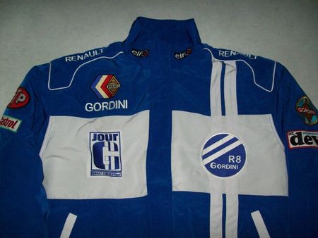 NEU RENAULT GORDINI Fan Jacke blau weiß alle Größen/Modelle