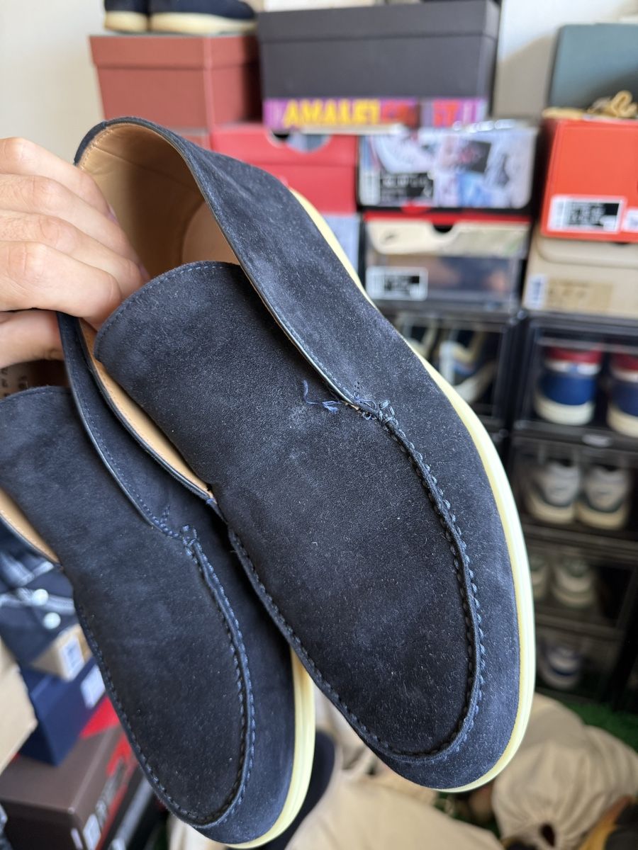 Loro Piana Scarpe da donna: Loro Piana Open Walk Navy – Usato da Genève venduto da SG_73 3
