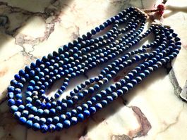 Regal Collier Afghan en Lapis-Lazuli Naturel Non Traité 50cm