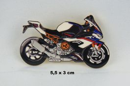 MOTORRAD - Pin - Aluminium - Neu - 5,5x3cm