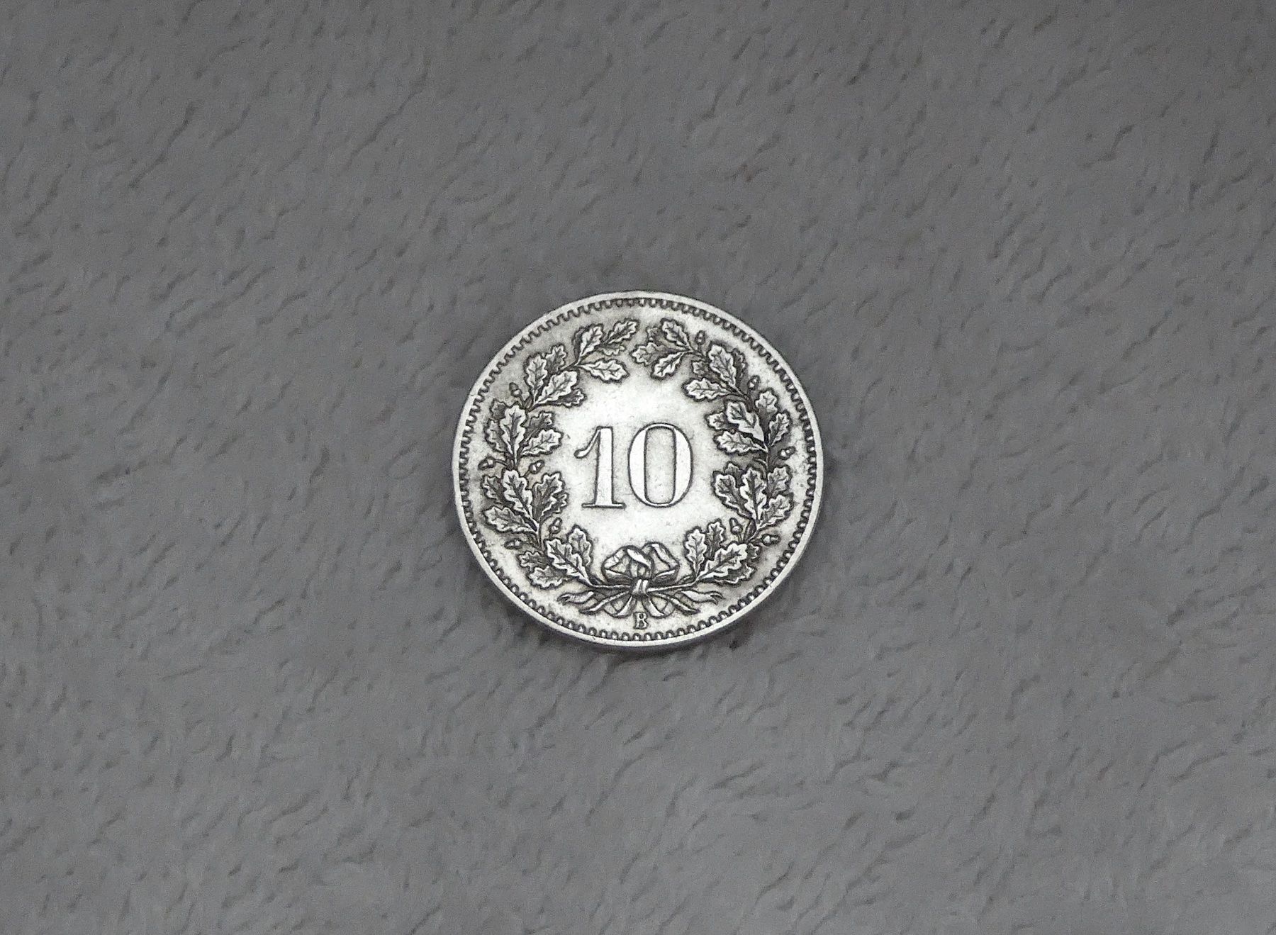 Tutti le monete: 10 centimes/rappen 1897 – Usato da Nyon venduto da Ilmi09 1