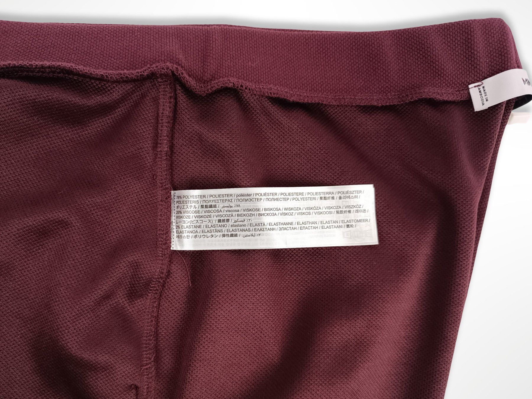 Mango Pantaloni: MANGO Bundfaltenhose weinrot Gr. S – Usato da Suhr venduto da Restwert_Suhr 6
