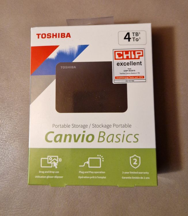 Toshiba Canvio Basics 4TB (Neu und originalverpackt) in Dübendorf für ...