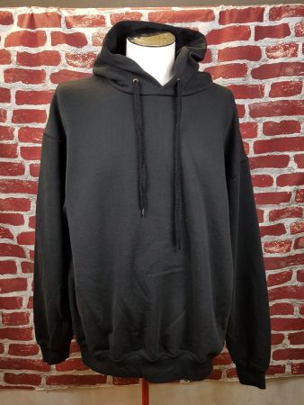 Kapuzenpullover schwarz warm Gr. XL