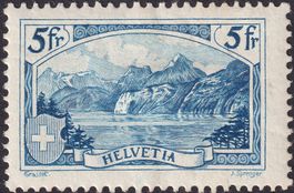 1928, 5Fr Rütli (Nr.178) ungestempelt mit Gummi, Kat: 300.-+