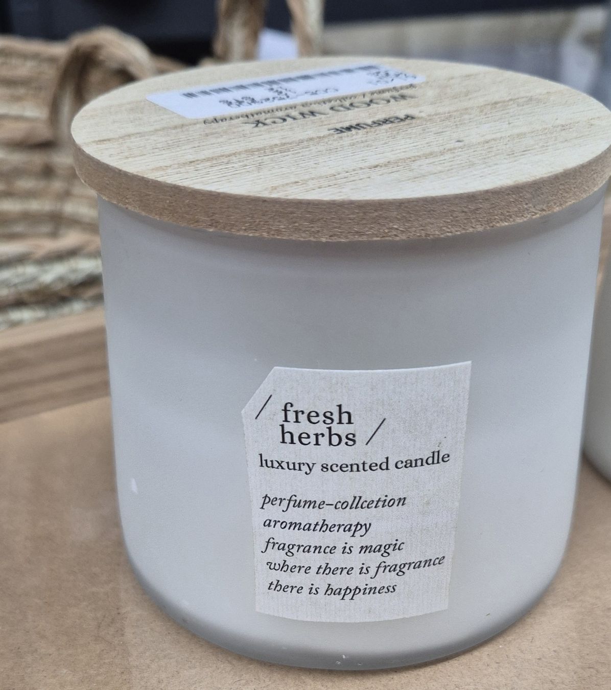 Candele: 2er Set Wood Wick Duftkerzen "Fresh Herbs" – Nuovo (secondo la descrizione) da Turbenthal venduto da Lilly7407 1