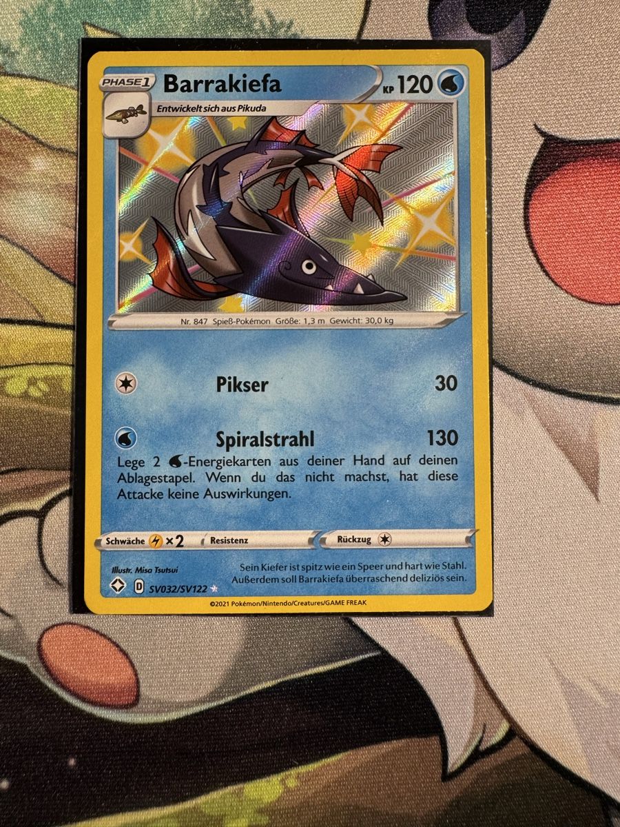 Pokémon Carte collezionabili: Barrakiefa SV032/SV122 DE – Nuovo (secondo la descrizione) da Therwil venduto da CarottiCards