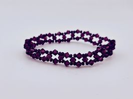 Damenarmband Swarovski Kristalle Violet/Lila