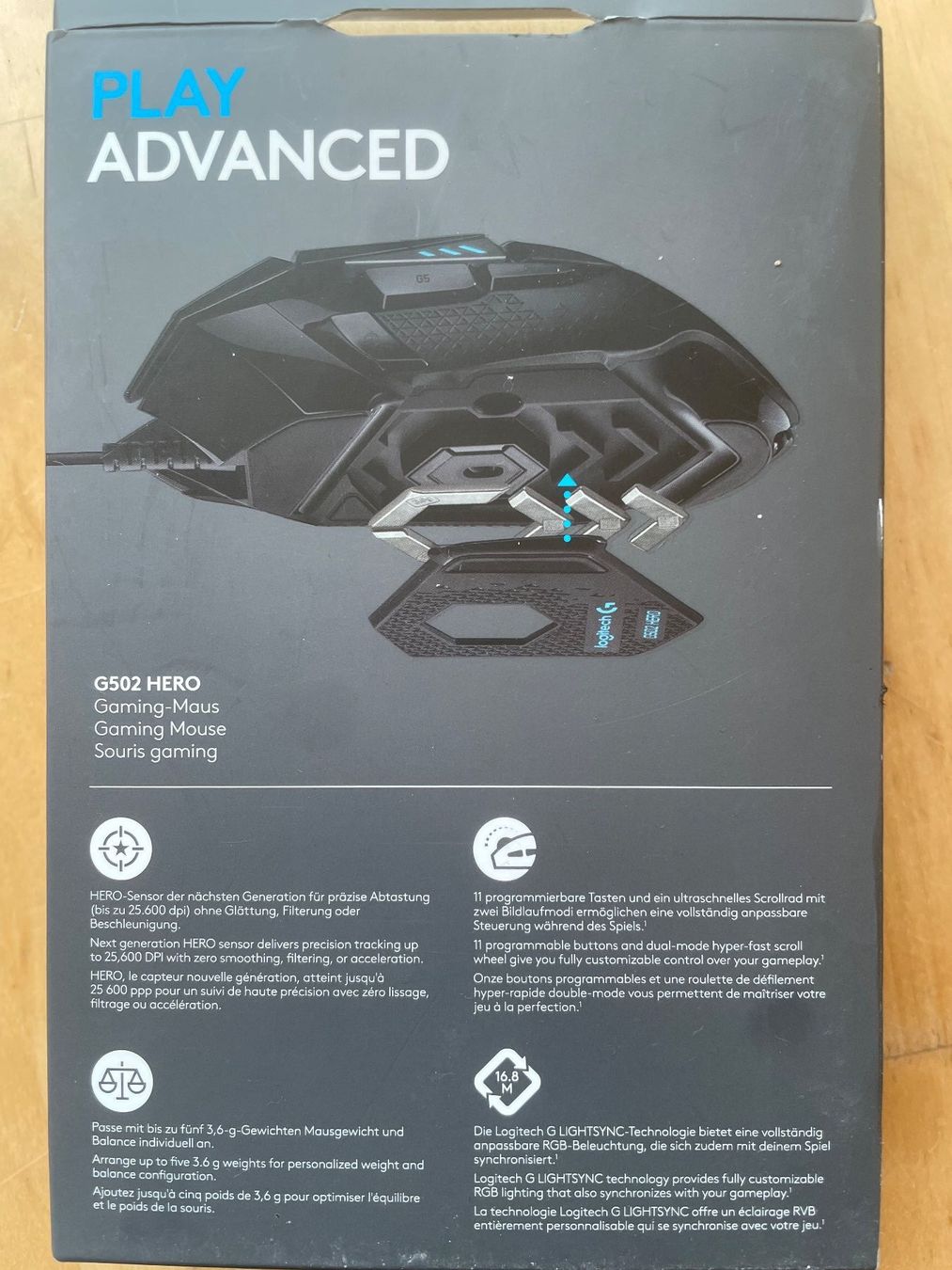 Logitech Mouse: Gaming-Maus : Logitech G502 HERO – Usato da Schüpfheim venduto da Schnisu 5