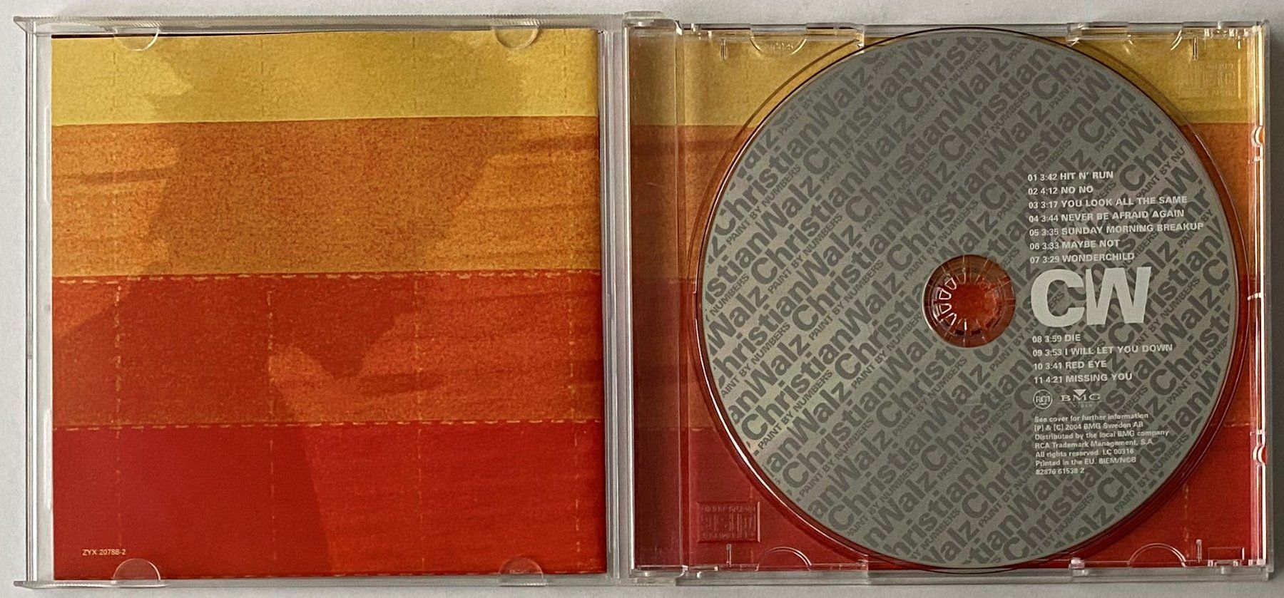 CD: Christian Walz, Paint by Numbers – Usato da Flums venduto da Asquillo 2