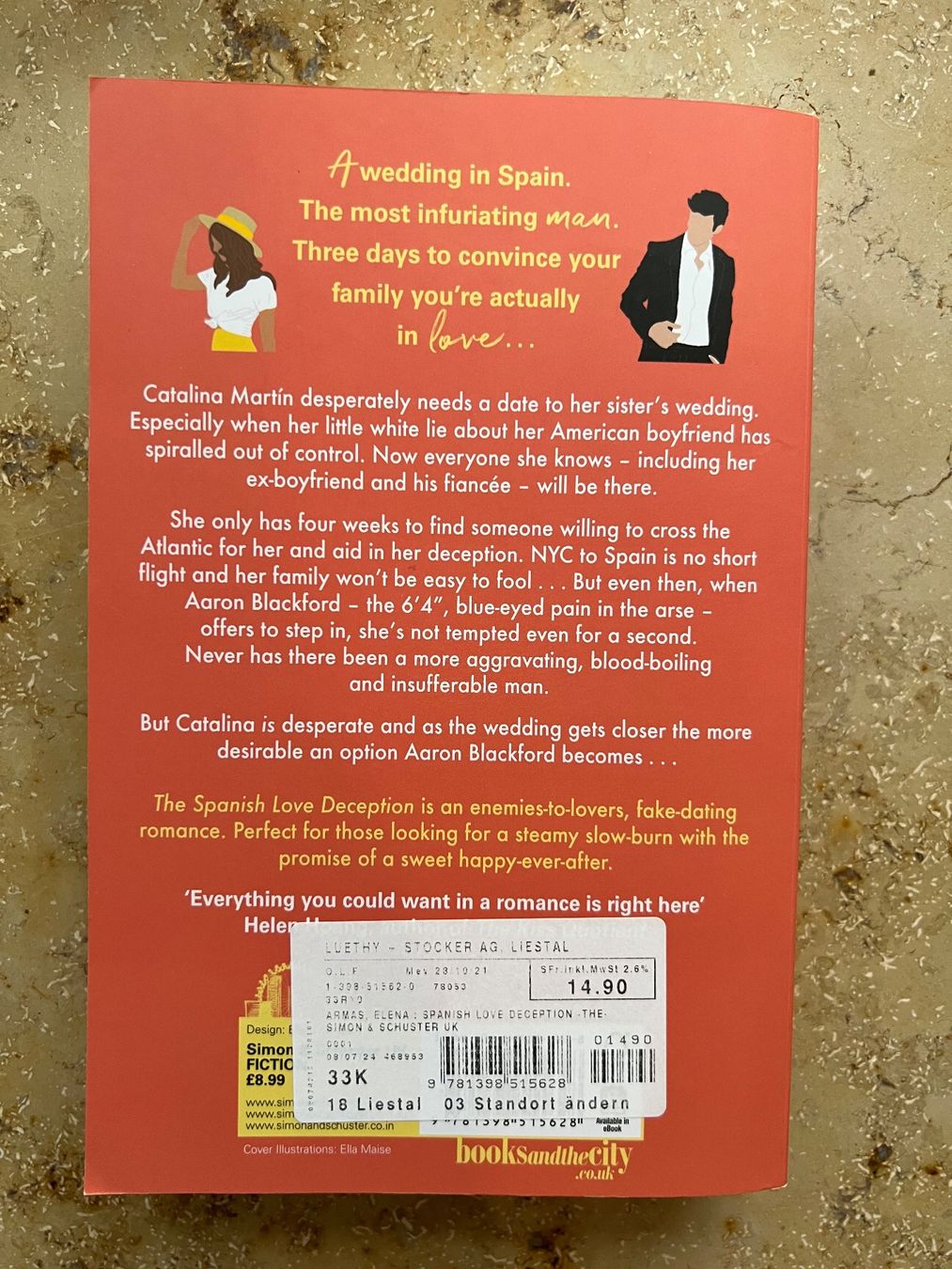 Libri: The Spanish Love Deception, Elena Armas – Usato da Itingen venduto da ann_6ygz 1