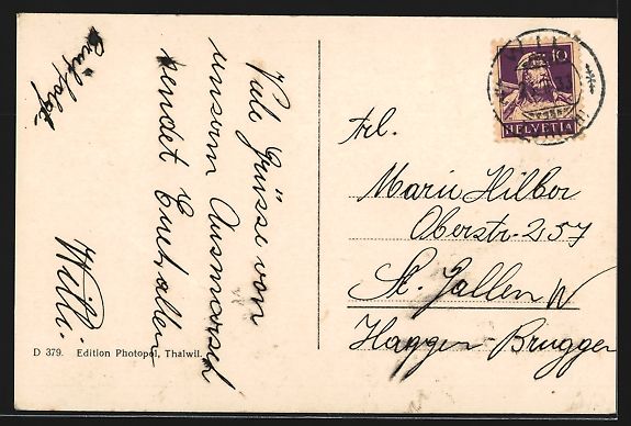 Cartoline postali: AK Wil /Zürich, Teilansicht mit Kirche – Usato da Berlin venduto da bartko-reher 1