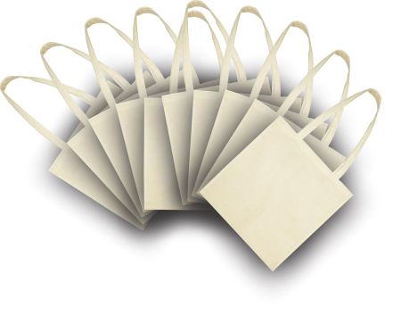 10 Stk. Baumwolltasche Westford Mill, natur