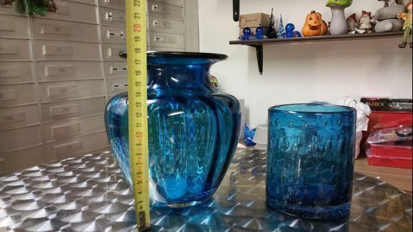 Vasi & Recipienti: 2 stück Deko Vasen aus Glas NEU – Nuovo (secondo la descrizione) da Uerkheim venduto da Justi.y